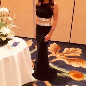 Navy Jovani Prom Dress